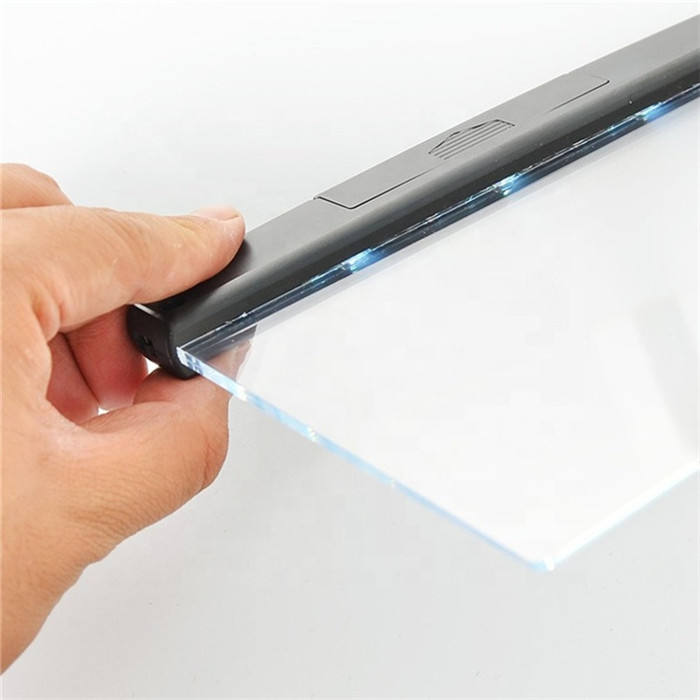 Bradely Wholesale Flat Panel LED Book Reading Lamp - Night Vision Plastic Book Light Panel Complete